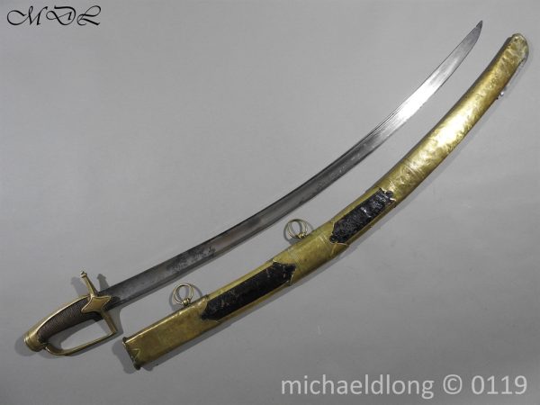 French Napoleonic War Period Hussar Cavalry Sword