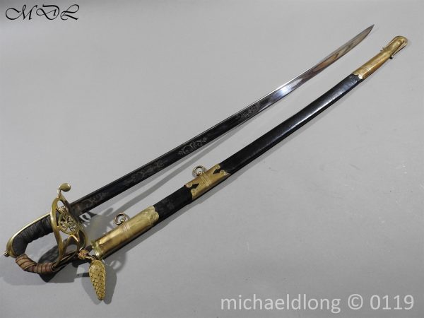 British 1822 Blue and Gilt Officer's Sword