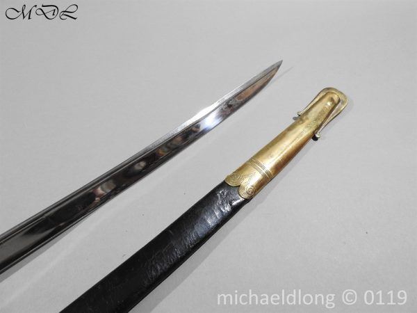 British 1822 Blue and Gilt Officer's Sword - Image 26