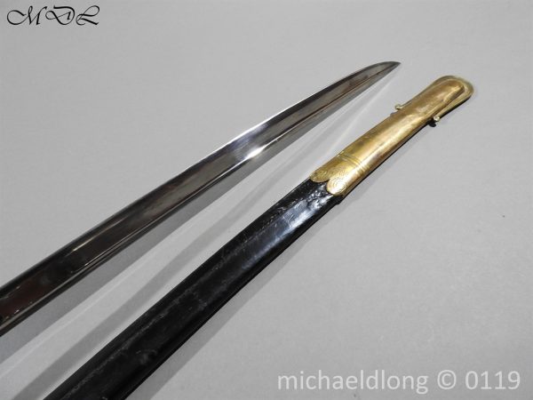 British 1822 Blue and Gilt Officer's Sword - Image 22