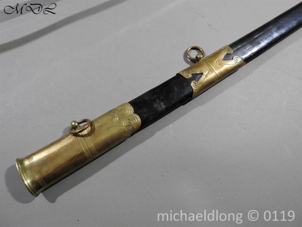 British 1822 Blue and Gilt Officer's Sword - Image 21
