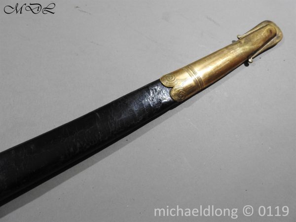 British 1822 Blue and Gilt Officer's Sword - Image 20