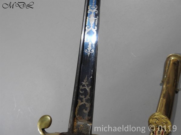 British 1822 Blue and Gilt Officer's Sword - Image 18