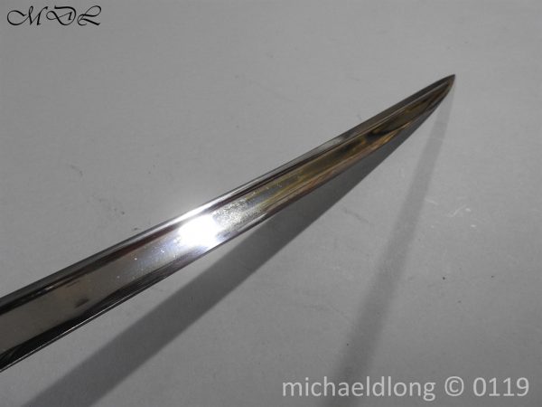 British 1822 Blue and Gilt Officer's Sword - Image 15