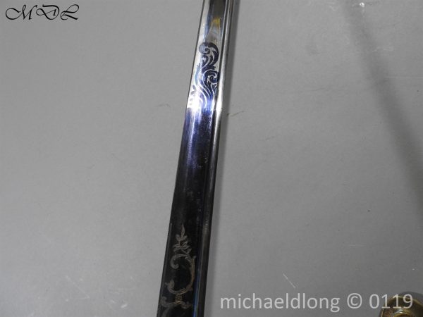 British 1822 Blue and Gilt Officer's Sword - Image 11