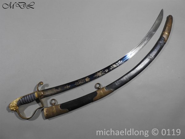 1796 English Light Cavalry Officer's Sword
