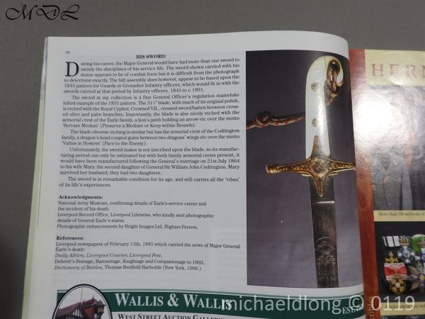 Major General William Earle Mameluke Sword - Image 5