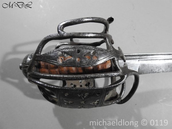 Scottish Basket Hilted Sword - ANDRIA FARARA c  1720 - Image 5