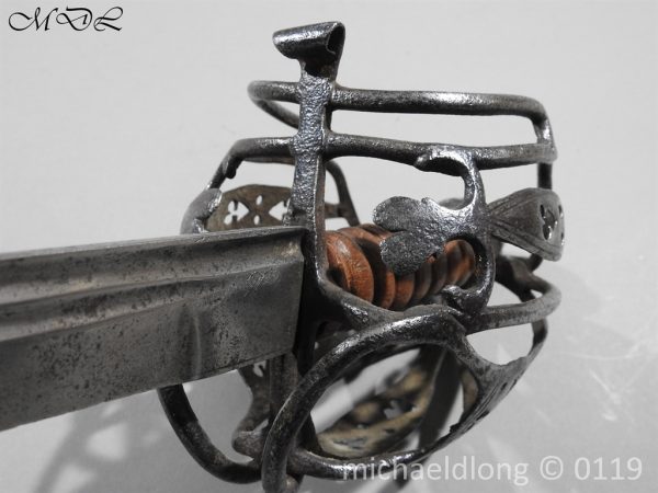 Scottish Basket Hilted Sword - ANDRIA FARARA c  1720 - Image 19