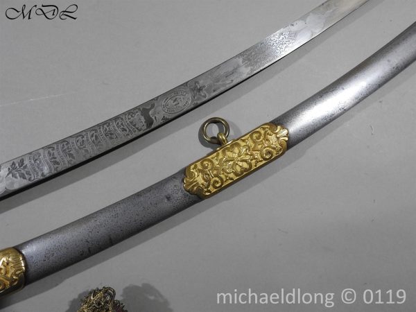 11th Hussars Prince Alberts Own Officer’s Mameluke Sword - Image 3