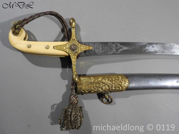 11th Hussars Prince Alberts Own Officer’s Mameluke Sword - Image 6