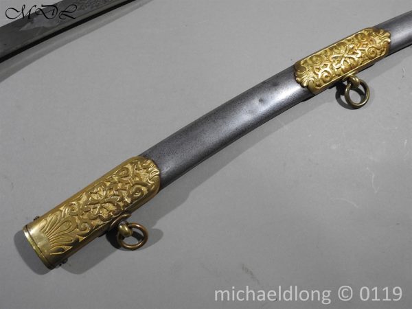11th Hussars Prince Alberts Own Officer’s Mameluke Sword - Image 9