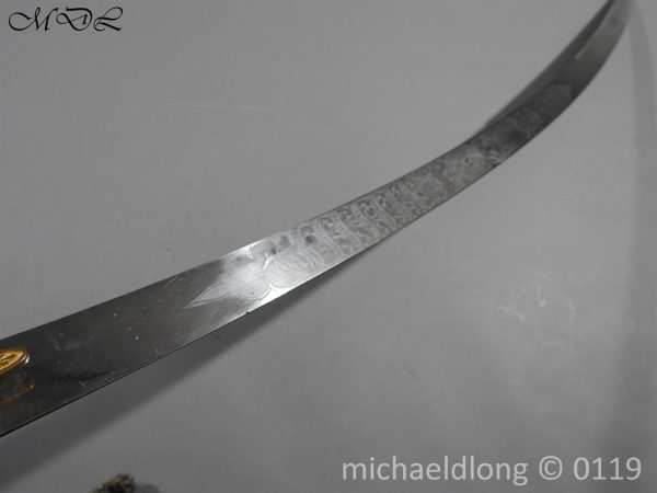11th Hussars Prince Alberts Own Officer’s Mameluke Sword - Image 11