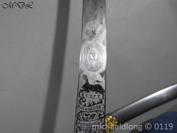 11th Hussars Prince Alberts Own Officer’s Mameluke Sword - Image 13