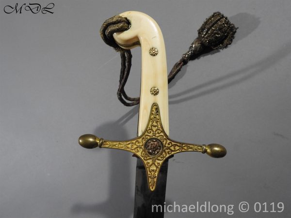 11th Hussars Prince Alberts Own Officer’s Mameluke Sword - Image 22
