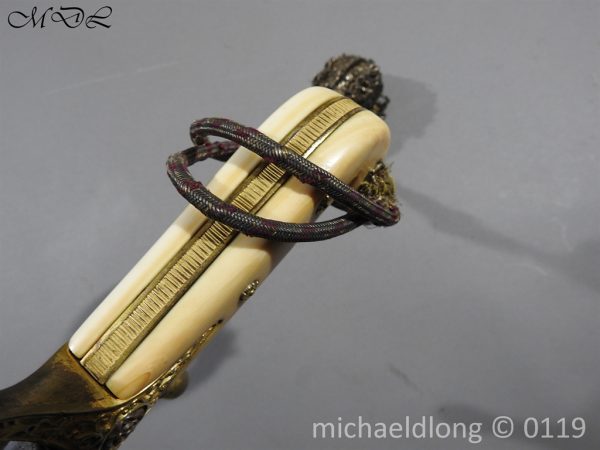 11th Hussars Prince Alberts Own Officer’s Mameluke Sword - Image 25
