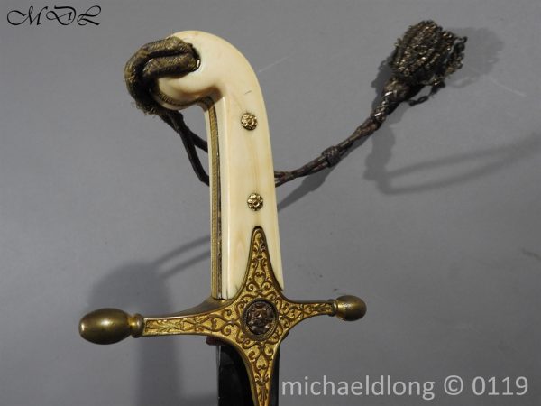 11th Hussars Prince Alberts Own Officer’s Mameluke Sword - Image 26