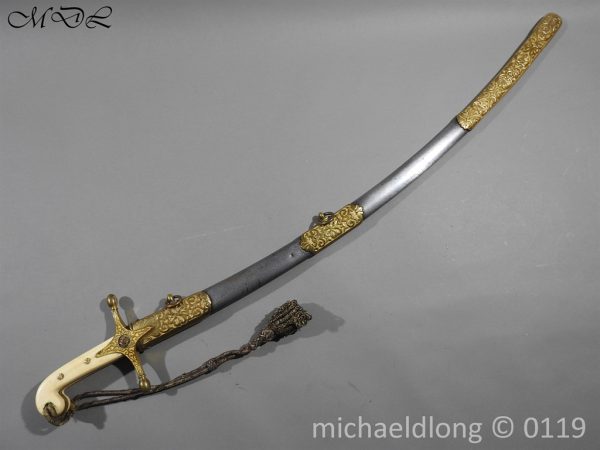 11th Hussars Prince Alberts Own Officer’s Mameluke Sword - Image 28