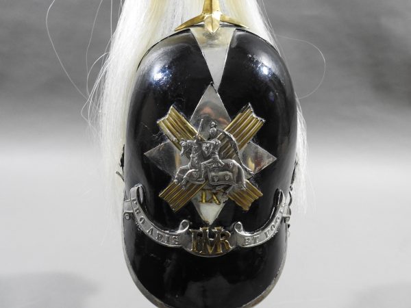 Scottish Fife Mounted Rifles Victorian Officer’s Helmet - Image 7