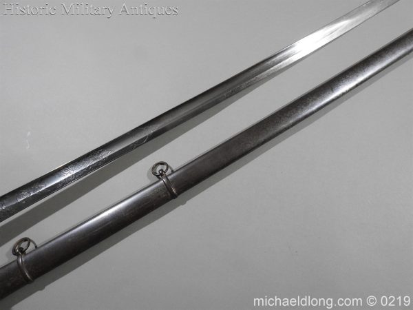 Victorian Royal Artillery Patent Tang Officer's Sword - Image 3