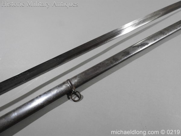 Victorian Royal Artillery Patent Tang Officer's Sword - Image 7