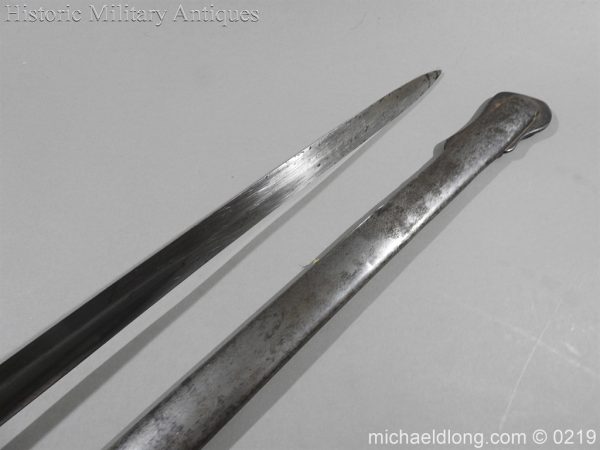 Victorian Royal Artillery Patent Tang Officer's Sword - Image 8