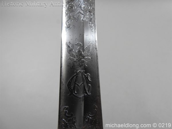 Victorian Royal Artillery Patent Tang Officer's Sword - Image 13