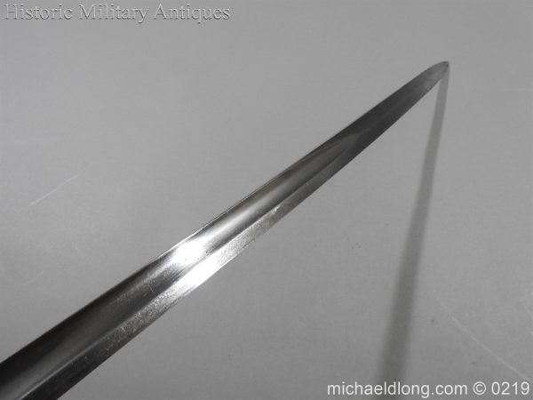Victorian Royal Artillery Patent Tang Officer's Sword - Image 15