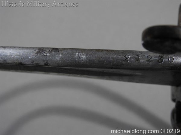 Victorian Royal Artillery Patent Tang Officer's Sword - Image 20