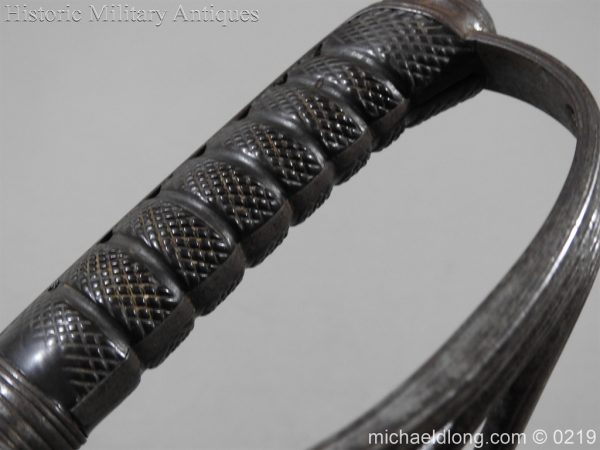 Victorian Royal Artillery Patent Tang Officer's Sword - Image 25