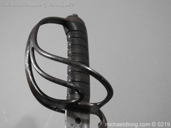 Victorian Royal Artillery Patent Tang Officer's Sword - Image 28
