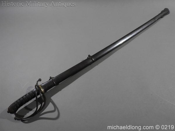 Victorian Royal Artillery Patent Tang Officer's Sword - Image 29