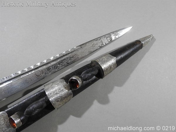 Scottish Highland Light Infantry Officer's Dirk - Image 3
