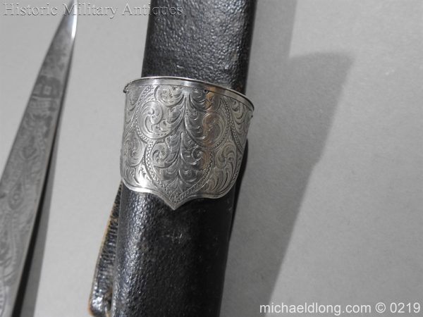 Scottish Highland Light Infantry Officer's Dirk - Image 7