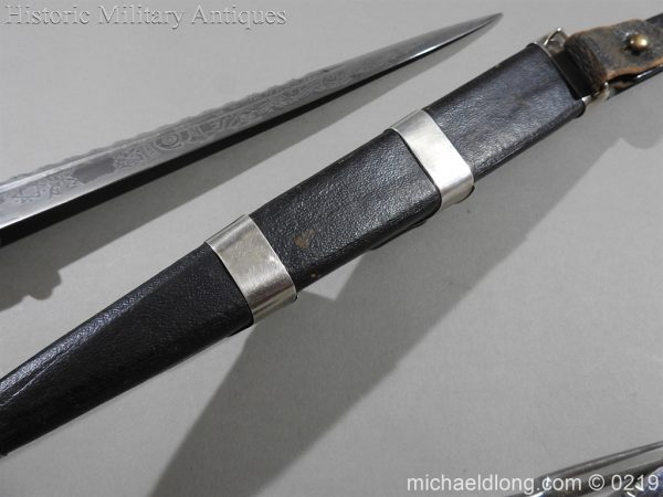 Scottish Highland Light Infantry Officer's Dirk - Image 9