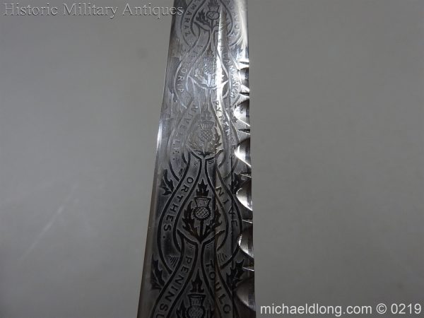 Scottish Highland Light Infantry Officer's Dirk - Image 19