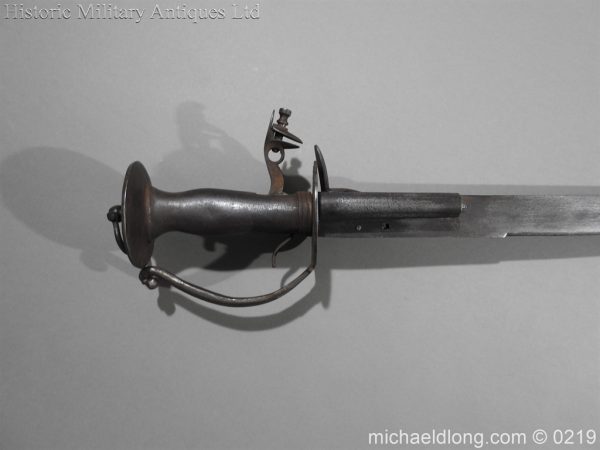 Indian Combination Sword and Flintlock Pistol - Image 2