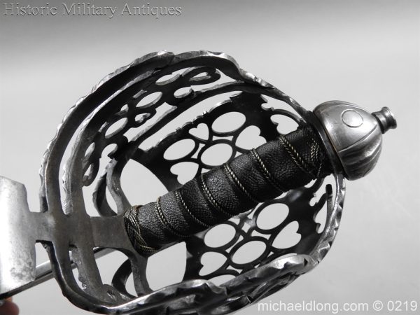 Scottish Basket Hilted Backsword c1760 - Image 25