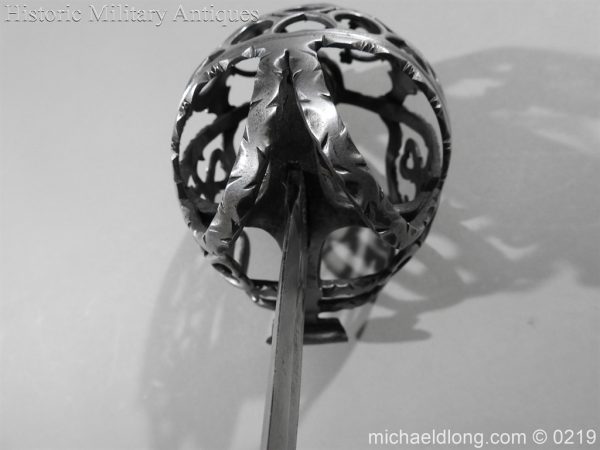 Scottish Basket Hilted Backsword c1760 - Image 30