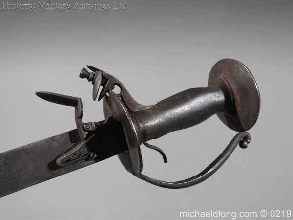Indian Combination Sword and Flintlock Pistol - Image 21