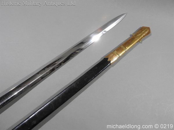 Royal Naval WW1 Presentation Sword - E Evans D S O - Image 4