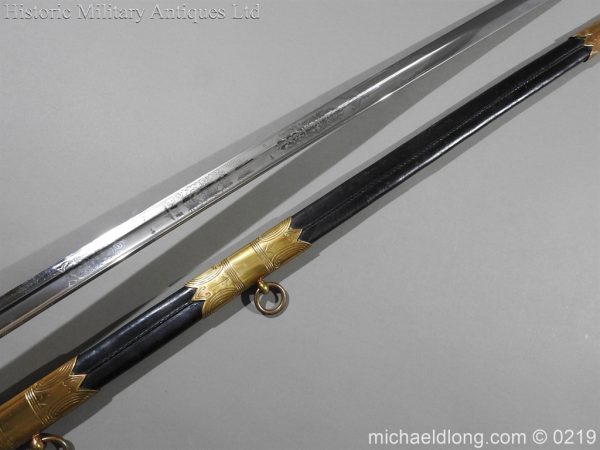Royal Naval WW1 Presentation Sword - E Evans D S O - Image 7