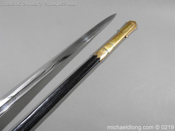 Royal Naval WW1 Presentation Sword - E Evans D S O - Image 8