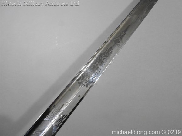 Royal Naval WW1 Presentation Sword - E Evans D S O - Image 14
