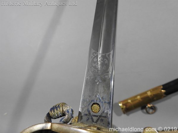 Royal Naval WW1 Presentation Sword - E Evans D S O - Image 17