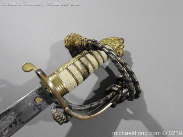 Royal Naval WW1 Presentation Sword - E Evans D S O - Image 22