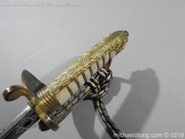 Royal Naval WW1 Presentation Sword - E Evans D S O - Image 23