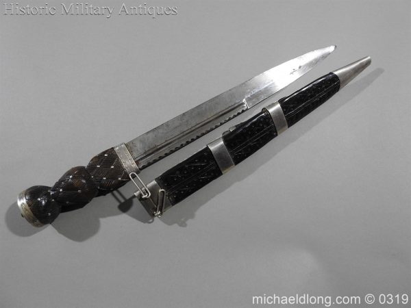 Presentation Silver Scottish Dirk dated 1847 - Image 4