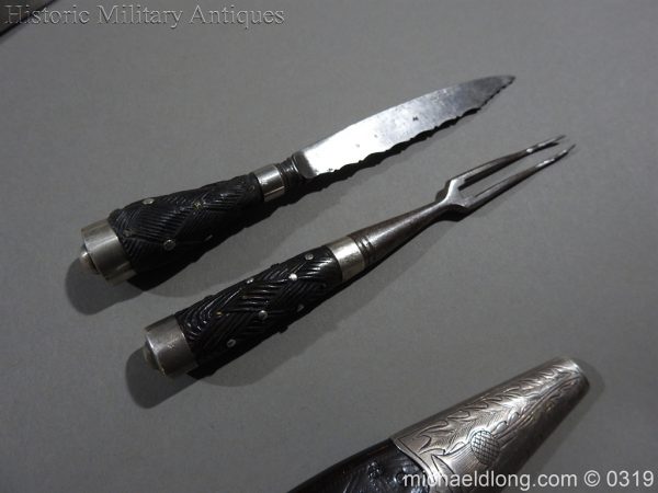 Presentation Silver Scottish Dirk dated 1847 - Image 7