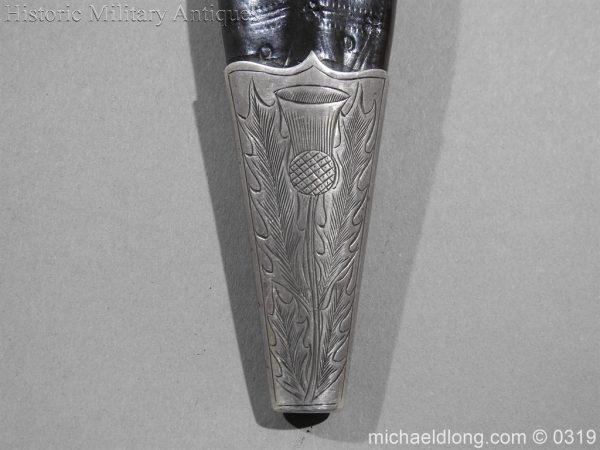 Presentation Silver Scottish Dirk dated 1847 - Image 12